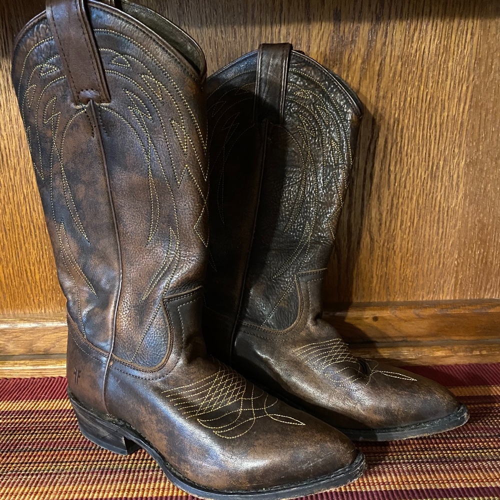Frye Billy Pull On Western/Cowboy Boots Sz 6